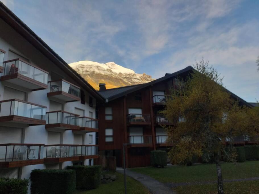 Studio 4 Couchages "L'Appel De La Montagne" Les Contamines-Montjoie Exteriör bild